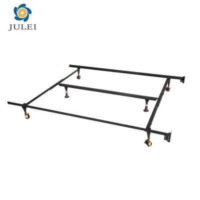 DJ-Q02Julei Metal Bed Frame Adjustable Queen Full Twin with center support